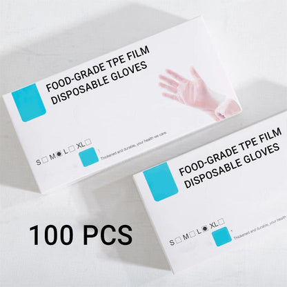 🍲Buy 1 Get 1 Free for the first 50 customers ✨Food-grade Transparent Thickened Disposable Gloves
