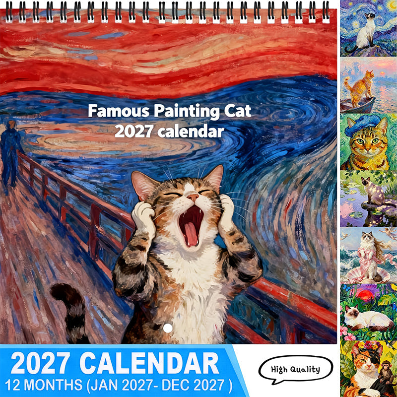 🐱 2027 Funny Cat Meme Calendar