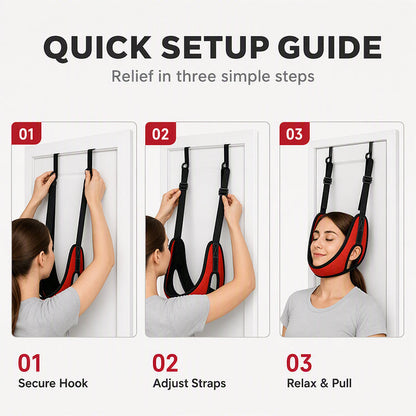 ☁️Over Door Cervical Traction Device for Neck Pain Relief