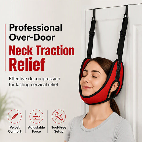 ☁️Over Door Cervical Traction Device for Neck Pain Relief