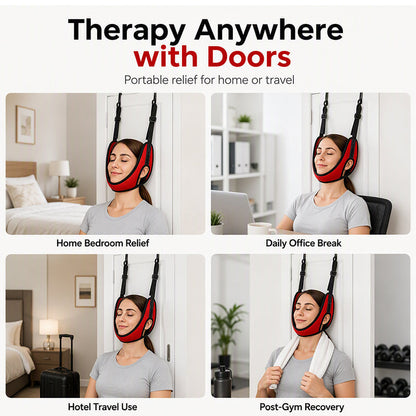 ☁️Over Door Cervical Traction Device for Neck Pain Relief