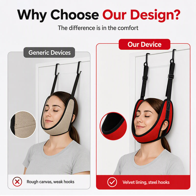 ☁️Over Door Cervical Traction Device for Neck Pain Relief