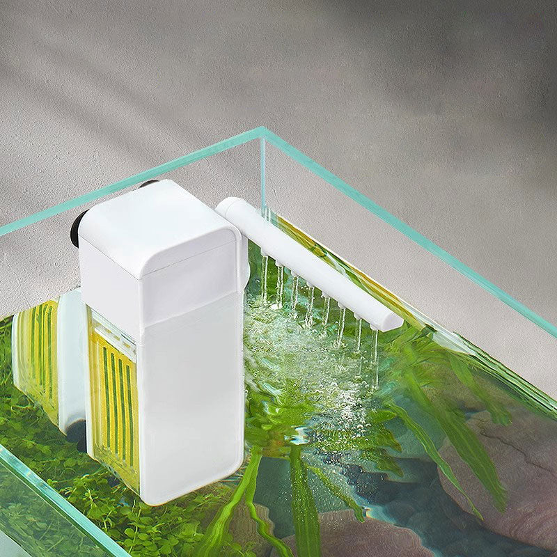 ✨Last Day 50% OFF✨🐠3-in-1 Mini Aquarium Filter – Filtration, Circulation & Rain-Flow Outlet