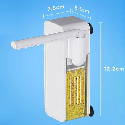 ✨Last Day 50% OFF✨🐠3-in-1 Mini Aquarium Filter – Filtration, Circulation & Rain-Flow Outlet