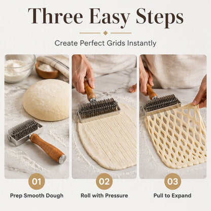 🥧Make Perfect Lattice Pie Crust In One Roll | Pastry Roller Cutter