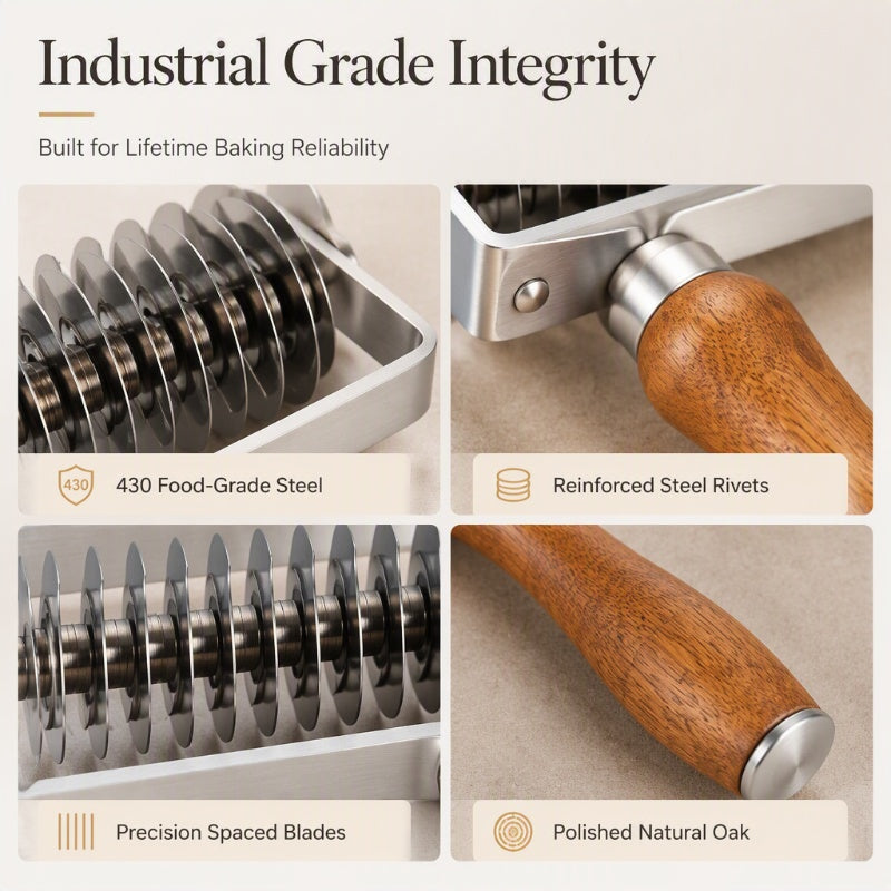 🥧Make Perfect Lattice Pie Crust In One Roll | Pastry Roller Cutter