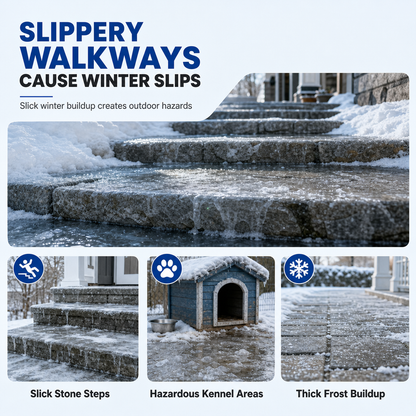 🐾 Fast Pet-Safe Outdoor De-Icing & Snow Melting Spray